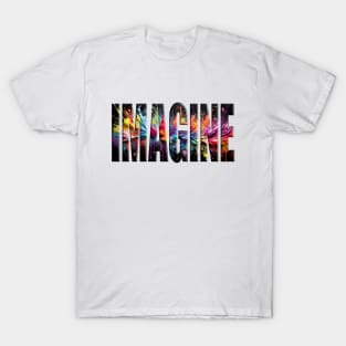 Imagine - Paint Splatter T-Shirt
